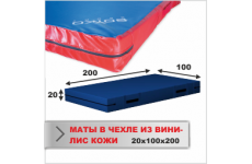 МАТ СПОРТИВНЫЙ Boyko-sport в чехле из ткани ВИНИЛИС КОЖА 20х100х200