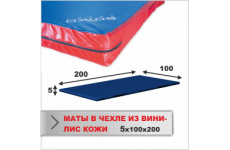 МАТ СПОРТИВНЫЙ Boyko-sport в чехле из ткани ВИНИЛИС КОЖА 5х100х200