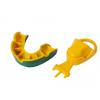 Капа OPRO Junior Silver Green/Gold  фото 4