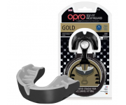 Капа OPRO Gold Series Black / Pearl