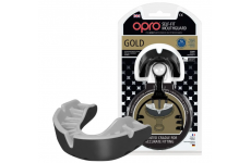 Капа OPRO Gold Series Black / Pearl