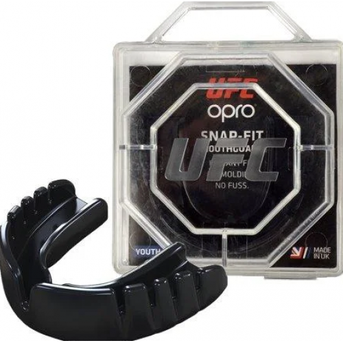 Капа OPRO Snap-Fit UFC Hologram Black