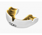 Капа OPRO Power-Fit Single Series White/Gold
