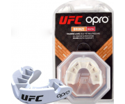 Капа OPRO Bronze UFC Hologram White