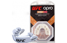 Капа OPRO Bronze UFC Hologram White