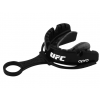 Капа OPRO Gold Braces UFC Hologram Black Metal / Silver  фото 2