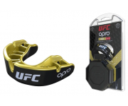 Капа OPRO Gold UFC Hologram Black Metal/Gold