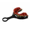 Капа OPRO Platinum UFC Hologram Fangz-Black Metal/Red  фото 2