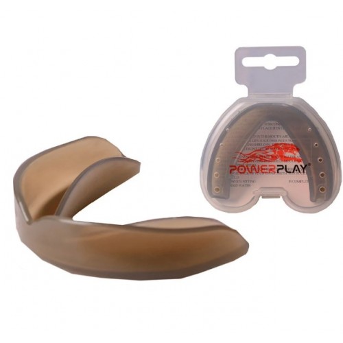 Капа боксерская PowerPlay 3305 SR Оранжевая