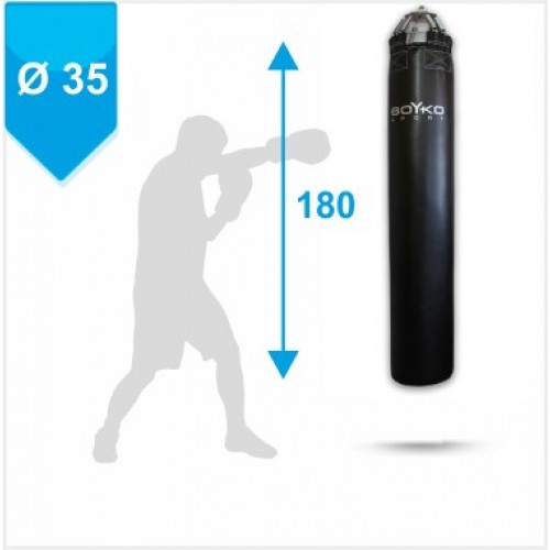 БОКСЕРСКИЙ МЕШОК Boyko-sport РЕМЕННАЯ КОЖА  35 — 180 см