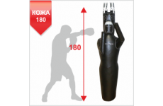 МАНЕКЕН ДЛЯ БОКСА Boyko-sport СИЛУЭТ ИЗ КОЖИ ПРАВЫЙ-180см.