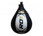 Пневмогруша боксерская RDX Leather White Bearing