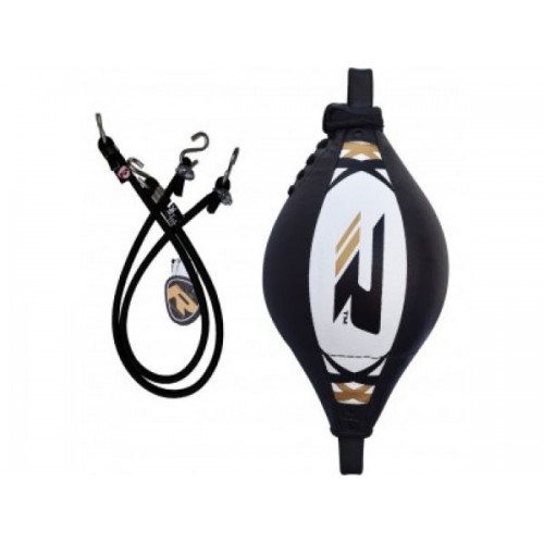Боксерская груша на растяжке RDX White New С Резиновым Жгутом