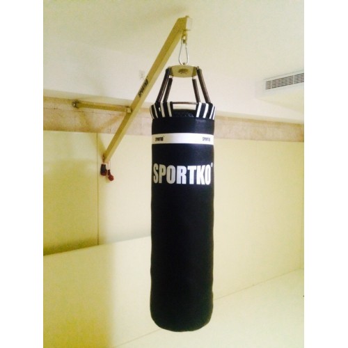 Мешок боксерский Sportko ременная кожа. Высота 110 см. Вес 65 кг.
