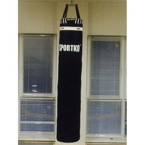 Мешок боксерский Sportko ременная кожа. Высота 180 см. Вес 120 кг.