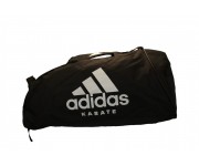 Сумка adidas CC055K. Цвет черный, белый логотип карате.