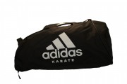 Сумка adidas CC055K. Цвет черный, белый логотип карате. фото