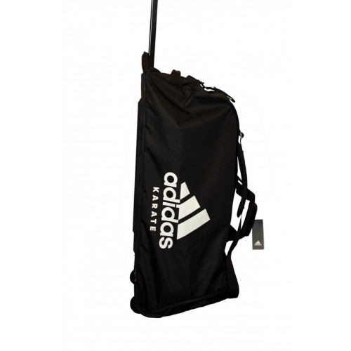 Сумка на колесах. Цвет черный, белый логотип adidas. CC057K