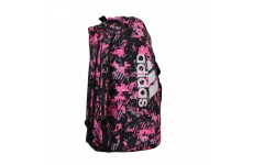 Сумка-рюкзак (2 в 1) ADIACC058K. Цвет камуфляж розовый, серебряный логотип adidas
