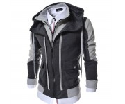 Толстовка мужская LCJ10 TheLees Mens Casual Slim Fit Hoodies Cotton Long Sleeve Solid Jacket