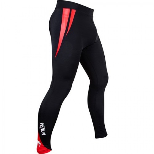 Компрессионные штаны Venum Challenger Spats Black Red