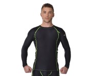 Рашгард для MMA LEGACY LONG SLEEVE black/green