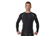 Рашгард для MMA LEGACY LONG SLEEVE black/green