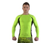 Рашгард для MMA LONG SLEEVE HYPER NEON green