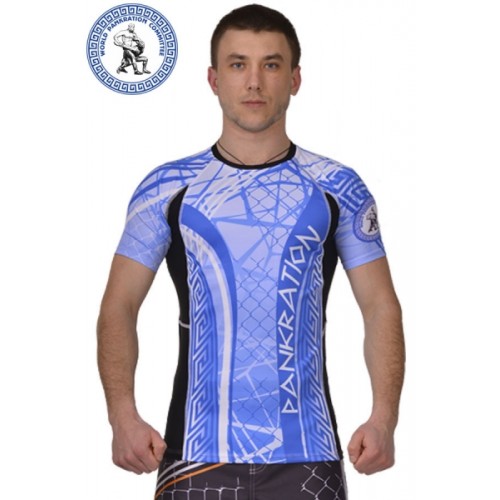 Рашгард for Pankration 3D APPROVED WPC blue