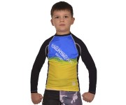Рашгард UKRAINE FIGHTER KIDS black