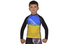 Рашгард UKRAINE FIGHTER KIDS black