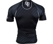Рашгард короткий рукав Break Point New Rash Guard Black Черный