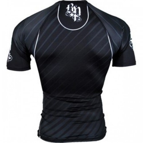 Рашгард короткий рукав Break Point New Rash Guard Black Черный