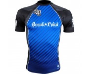Рашгард короткий рукав Break Point New Rash Guard Blue Синий