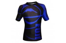 Рашгард Fuji Sports Freestyle IBJJF Ranked Rashguard Blue Short Sleeve
