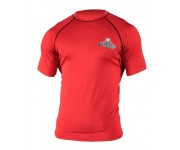 Рашгард короткий рукав Gameness Top Dog Red Short Sleeve Rash Guard