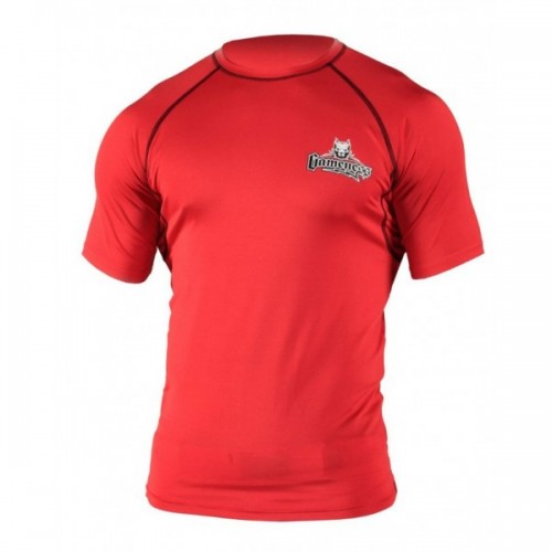 Рашгард короткий рукав Gameness Top Dog Red Short Sleeve Rash Guard