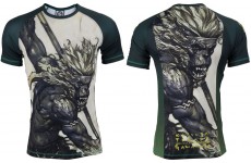 Рашгард короткий рукав GAWAKOTO Monkey King green Принт