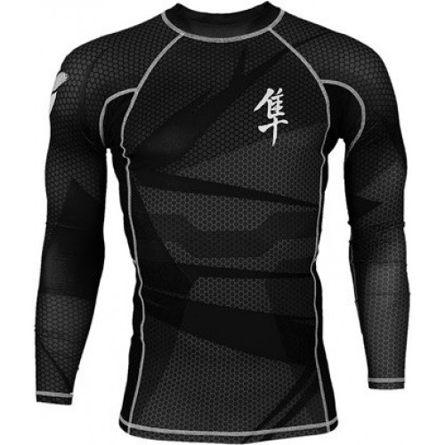 Рашгард длинный рукав HAYABUSA Metaru 47 Rash Guard Longsleeve Black Черный