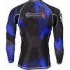 Рашгард длинный рукав HAYABUSA Metaru 47 Rash Guard Longsleeve Blue Черный  фото 2