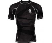 Рашгард короткий рукав HAYABUSA Metaru 47 Rash Guard Shortsleeve Black Черный