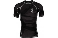 Рашгард короткий рукав HAYABUSA Metaru 47 Rash Guard Shortsleeve Black Черный