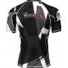 Рашгард короткий рукав HAYABUSA Metaru 47 Rash Guard Shortsleeve White Черный  фото 2
