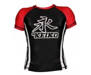 Рашгард короткий рукав KEIKO RACA Speed Rash Guard Red Черный