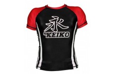 Рашгард короткий рукав KEIKO RACA Speed Rash Guard Red Черный