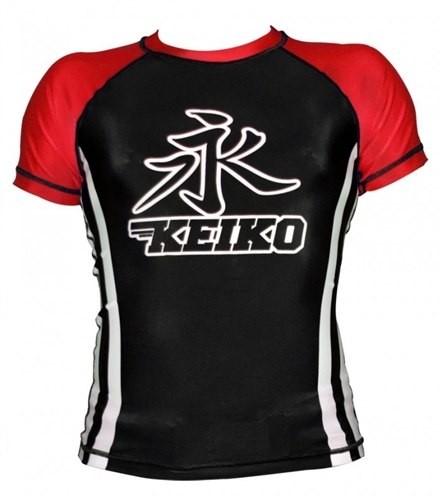 Рашгард короткий рукав KEIKO RACA Speed Rash Guard Red Черный