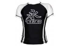 Рашгард короткий рукав KEIKO RACA Speed Rash Guard White Черный