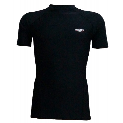 Рашгард короткий рукав MASARU Short Sleeve Rash Guard Blask Черный