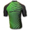Рашгард короткий рукав MASARU Short Sleeve Rash Guard M2 - Black-Green  фото 2