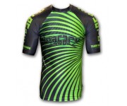 Рашгард короткий рукав MASARU Short Sleeve Rash Guard M2 - Black-Green